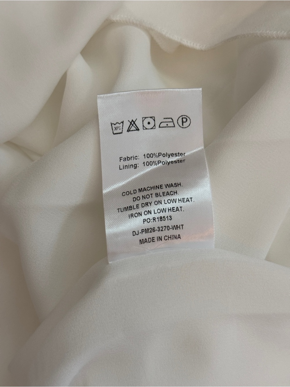 NWT Peppermayo White Asymmetrical Layered Handkerchief Midi Skirt XS - Picture 7 of 7